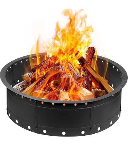 Amazon.com: Tarter Fr3 Round Fire Ring, 3' (Pack of 3) : Patio